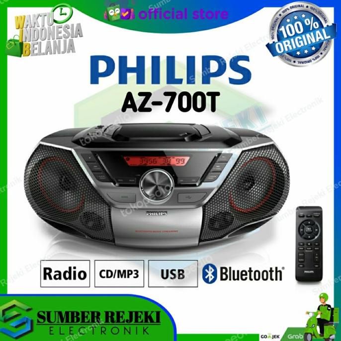 Jual Philips Mini Compo / Boombox / CD,Bluetooth AZ700T / AZ-700T ...