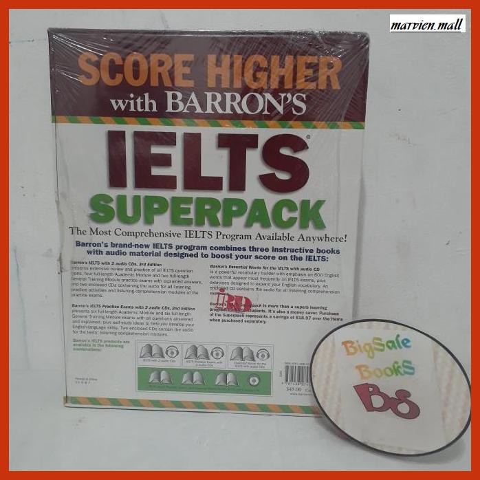 Jual BUKU-PERSIAPAN-UJIAN- BARRON'S IELTS SUPERPACK -GO-EXAM. | Shopee ...