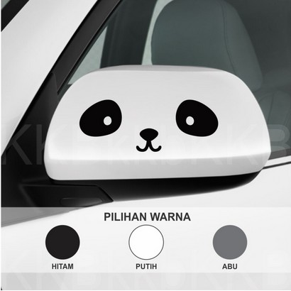 Jual Stiker Spion Mobil Motor Panda Lucu Car Cutting Sticker Vinyl ...