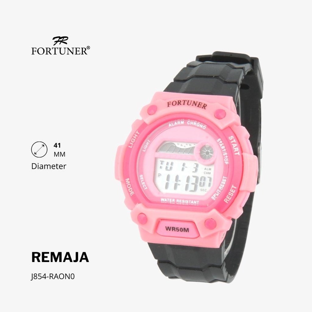 Jual Fortuner Jam Tangan Remaja Digital Chrono Water Resist Rubber