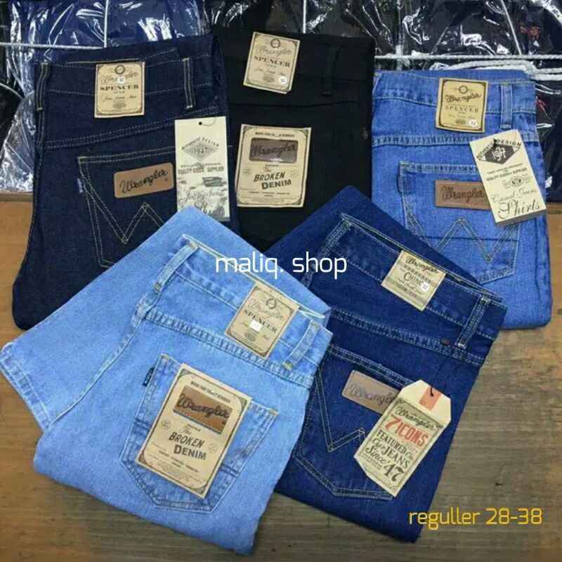 Jual Celana Jeans Pria Standar Reguler Celana Jeans Panjang Pria Celana