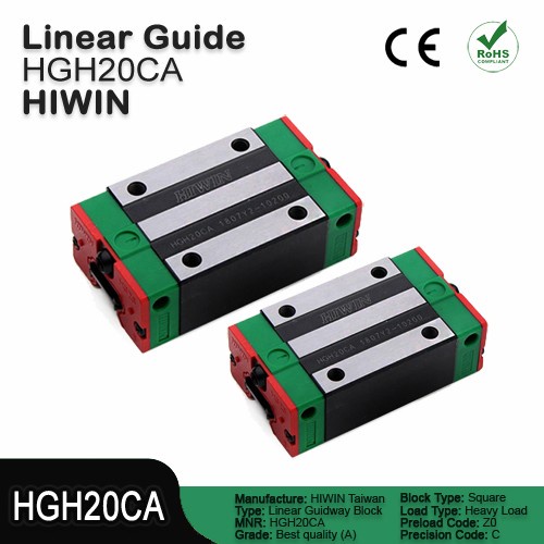 Jual Hgh20Ca Linear Guide Block - Original Hiwin Taiwan | Shopee Indonesia