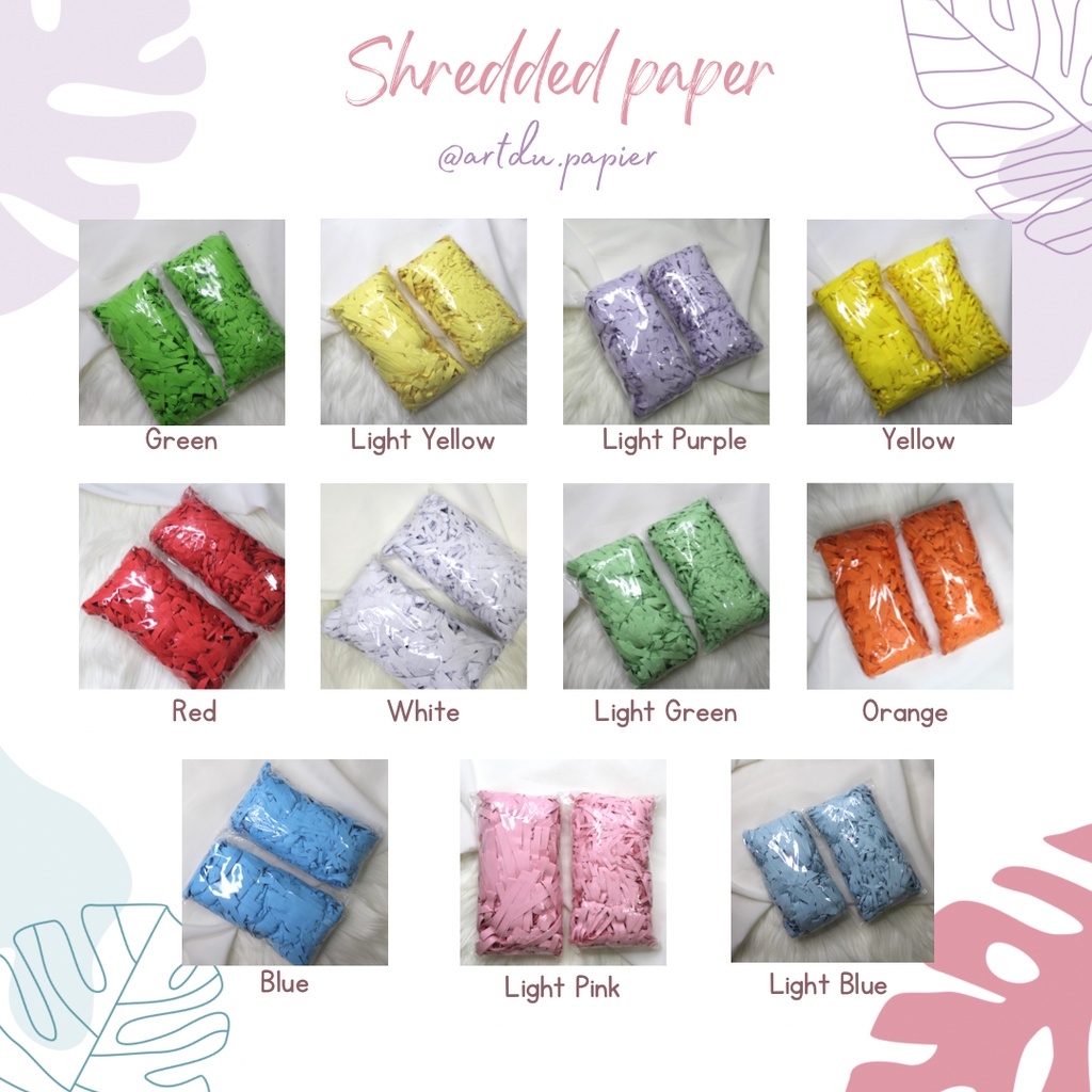 Jual Kertas Packing / Kertas Serut / Shredded Paper / Kertas Cacah ...