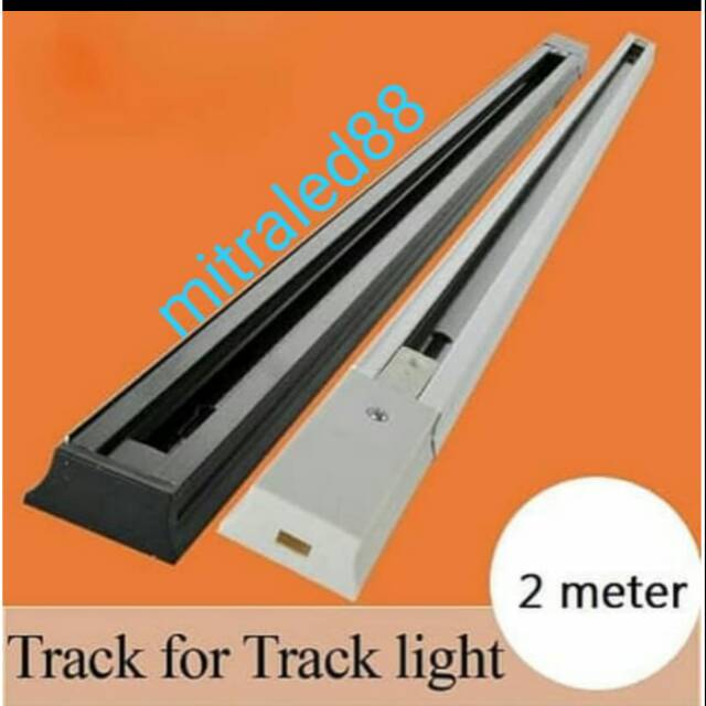 Jual Track Light 2meter/rell 2m rell 2meter rel 2meter/rel 2m base ...