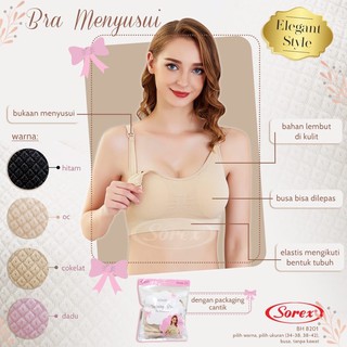 Jual SOREX BH 8200 / 8201 Bra Menyusui Premium Maternity Bra