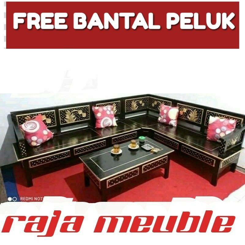 KURSI TAMU SUDUT MURAH,KURSI TAMU JATI,free bantal peluk