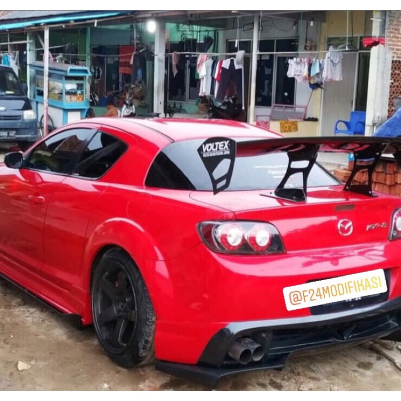 Jual spoiler gt wing voltex mazda RX8 carbon kevlar | Shopee Indonesia