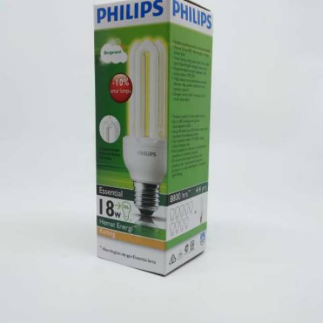 Jual Lampu Philips Essential 18W 18 W 18 Watt 18Watt - Kuning Warmwhite ...