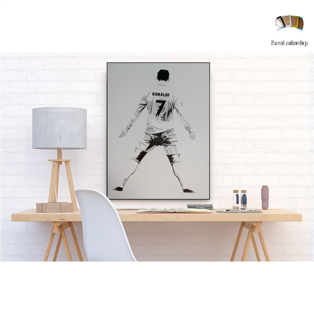 Jual Hiasan dinding wall decor dekorasi bola Cristiano Ronaldo sport ...