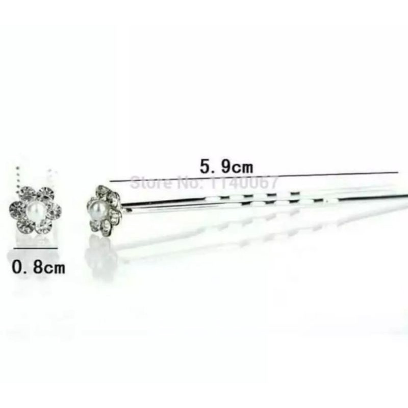 Jual hairpin tusuk konde tusuk rambut bunga kecil sanggul aksesoris ...