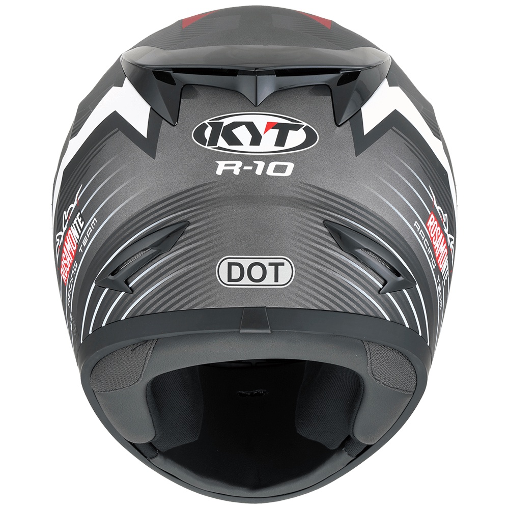 Jual HELM KYT R10 FLAT & PIN LOCK RACE EDITION #3 (VISOR CLEAR) - MATT ...