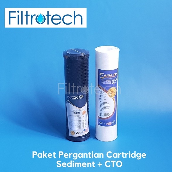 Jual Paket Cartridge Filter Air Ledeng Sedimen + CTO Shopee Indonesia