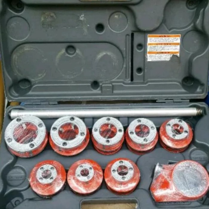 Jual RIDGID Ratchet Die Stok Snai Set - Alat Senai Drat Pipa Manual ...