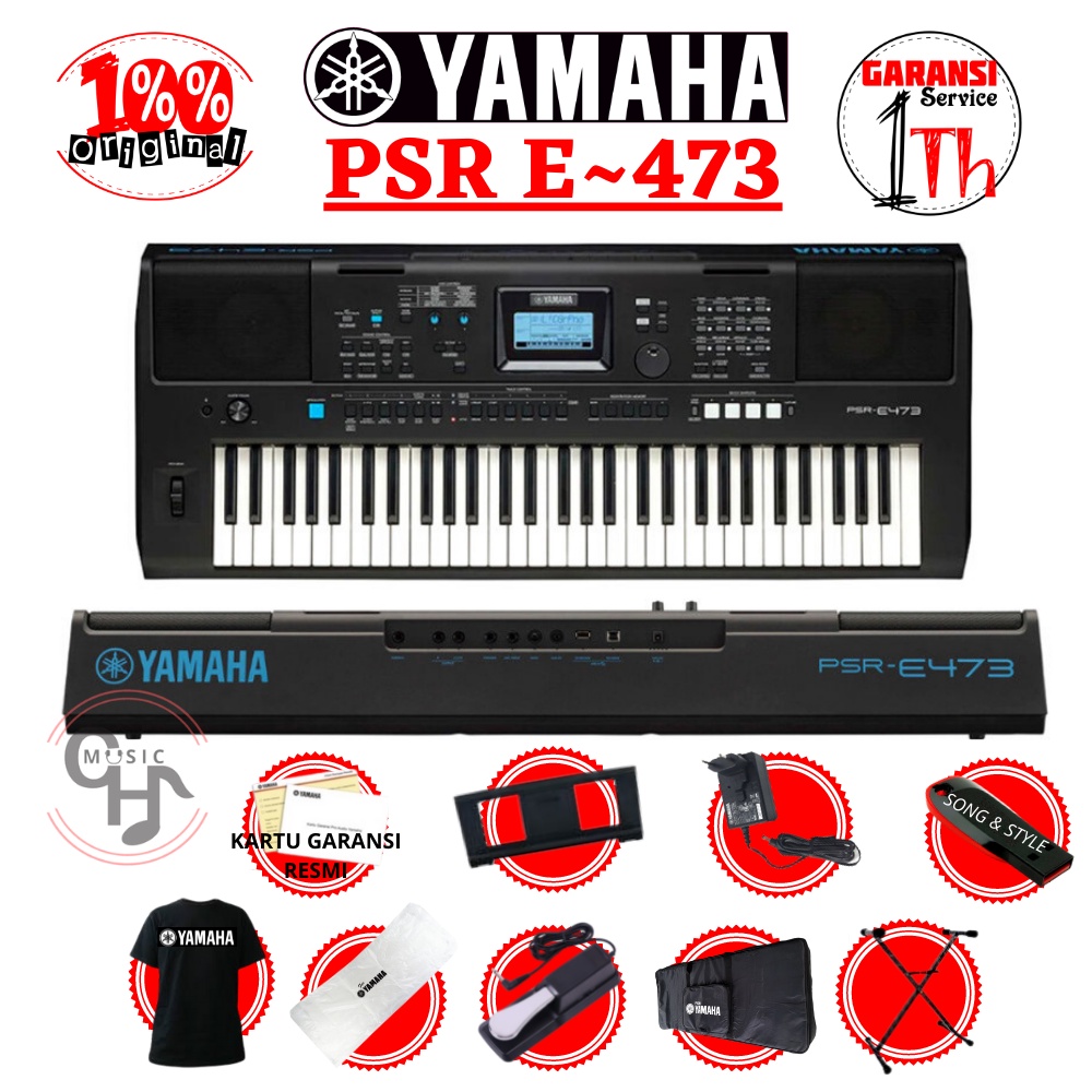 Jual Yamaha Psre373 Psr-e373 Psr E 373 Paket Keyboard | Shopee Indonesia