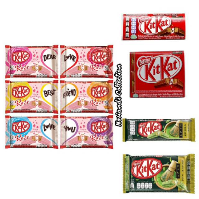 Jual (ECER)Kitkat Greentea/ Rose / Cokelat / /Kitkat 2f/Kitkat 4f