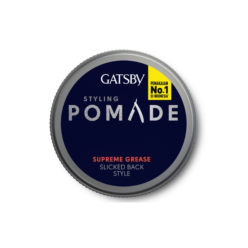 Jual GATSBY STYLING POMADE SUPREME GREASE 80GR,30GR Shopee Indonesia