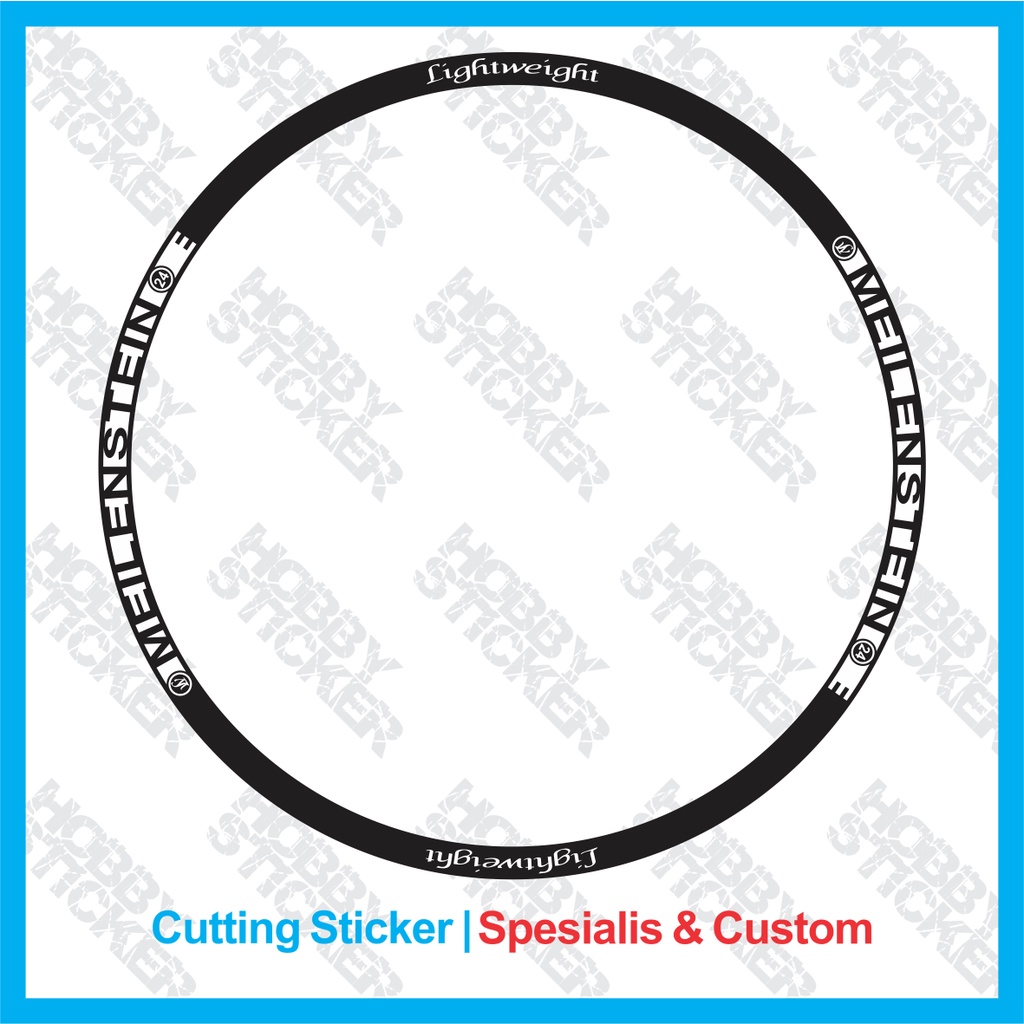 Jual Stiker Rim Meilenstein Sticker Rims 26 27.5 29 700c Decal Custom ...