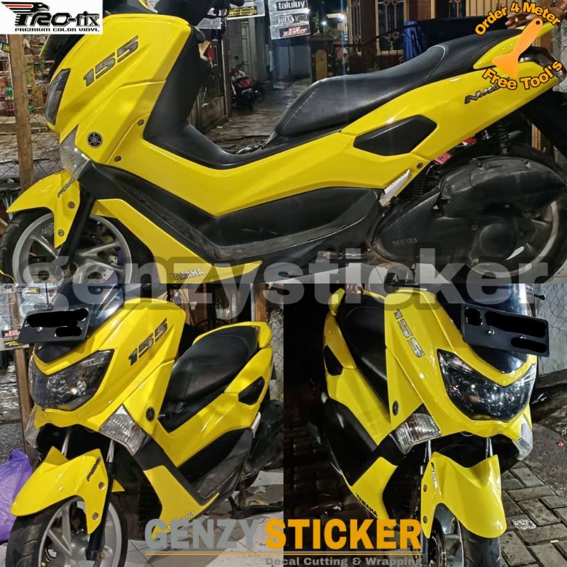 Jual stiker skotlet kuning glossy sticker scotlite light yellow scotlet ...