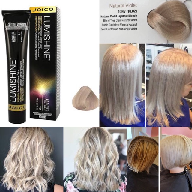 Jual Joico Lumishine 10NV natural violet platinum blonde putih white ...