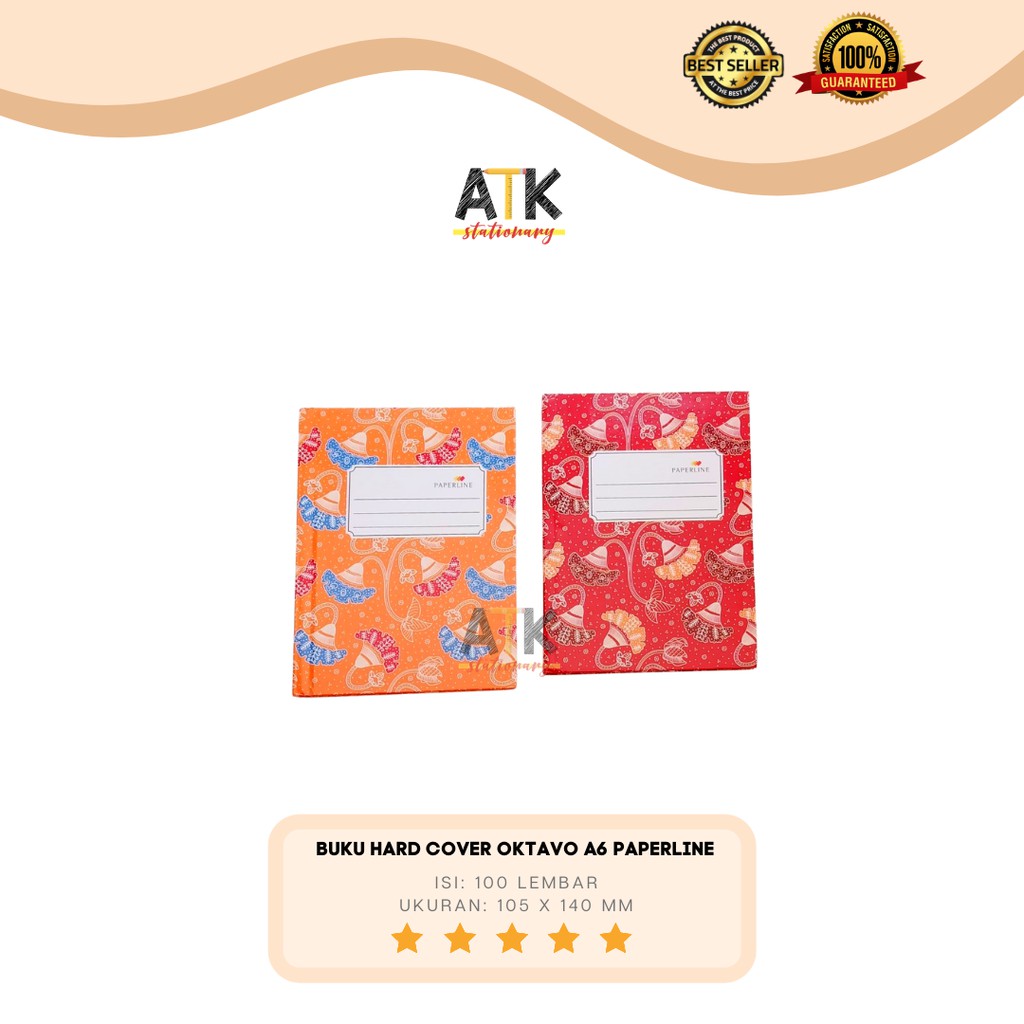 Jual Buku Octavo ( 1/2 Kwarto) Hardcover Paperline 100Lembar qtk ...