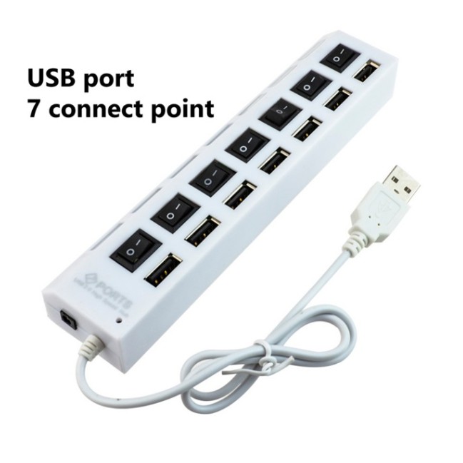 Jual USB Hub 7 Port USB Hub 4 Port - Hiqh Speed Usb Cabang 7 Port / 4 ...