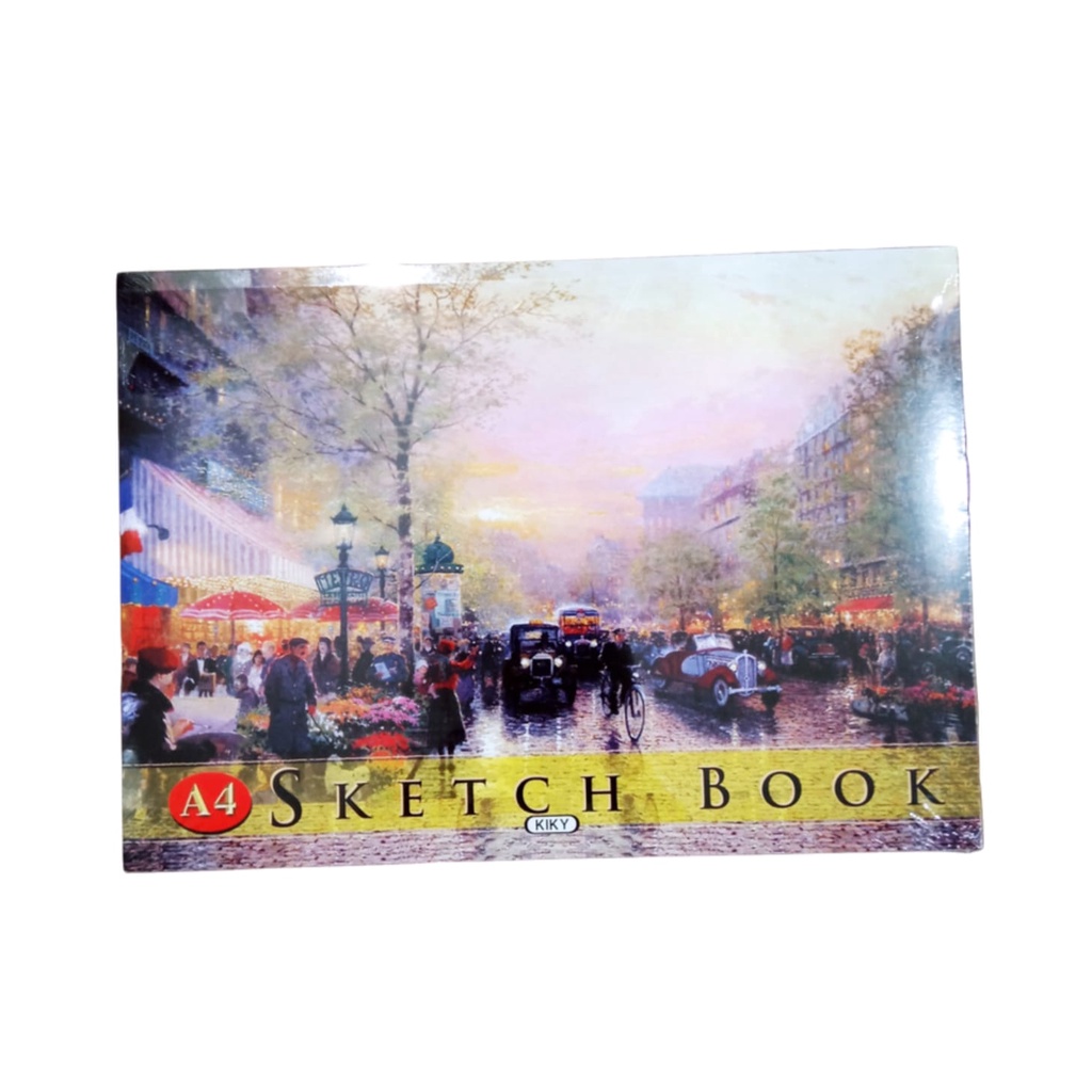 Jual SKETCH BOOK A4 KIKY ISI 50 LEMBAR / BUKU SKETSA A4 KIKY ISI 50 LEMBAR