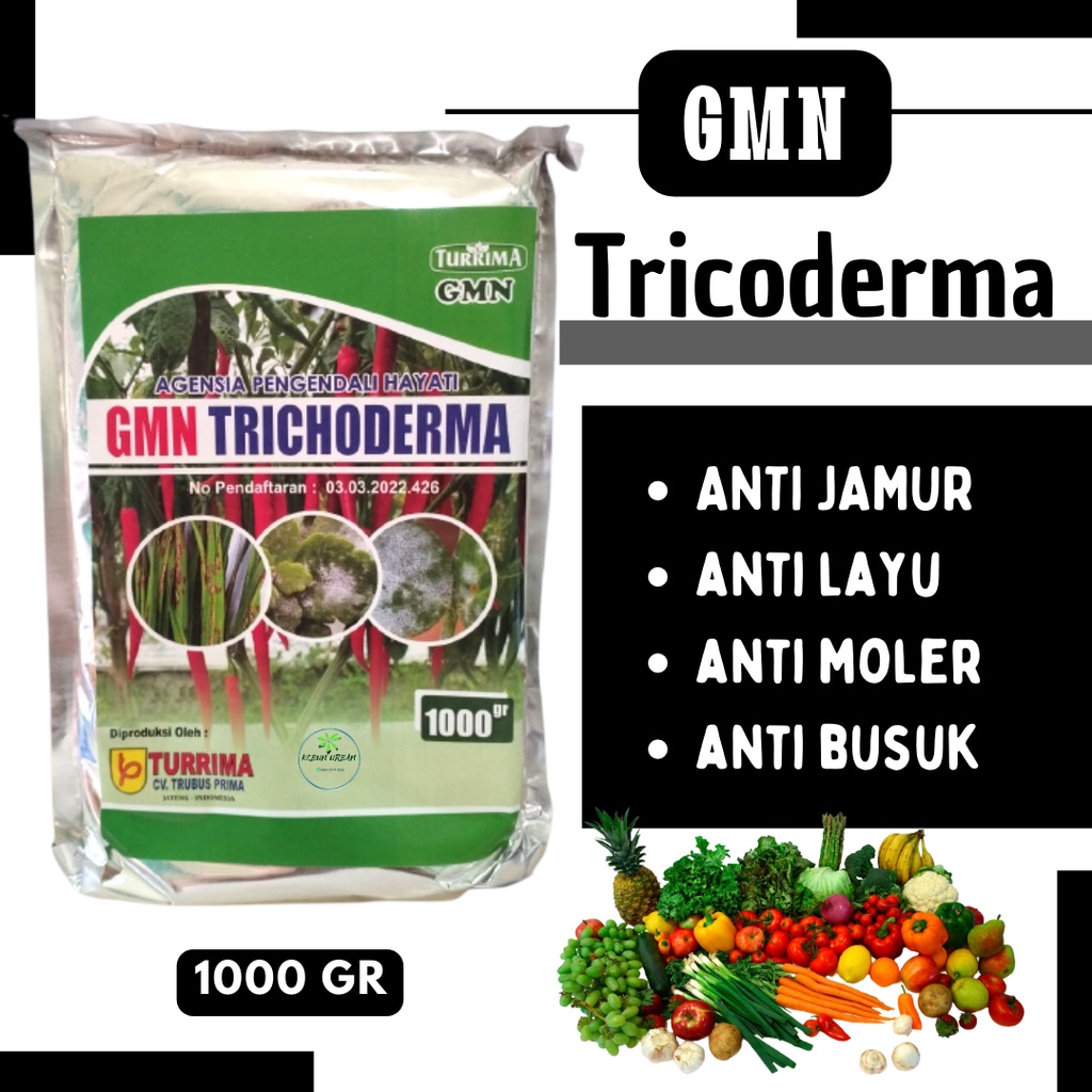 Jual Pupuk Tricoderma Fungisida Hayati 1 Kg Pengurai Kompos Organik Anti Busuk Buah Dan Pangkal