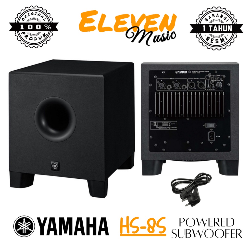 Jual Yamaha HS8S Subwoofer Bass 8inch Hs-8S Powered Subwoofer Original ...