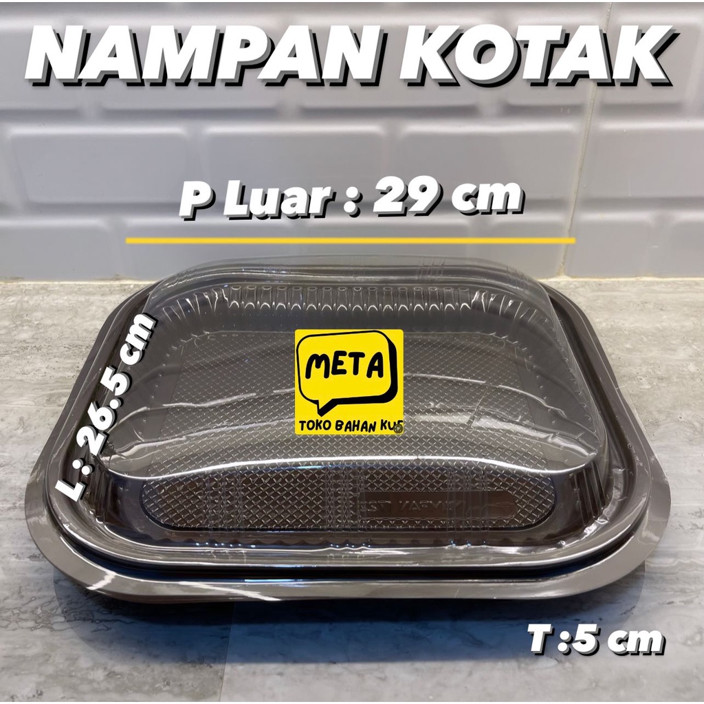 Jual 10PCS MIKA NAMPAN KOTAK / NAMPAN KUE / NAMPAN / KOTAK KUE / MIKA ...