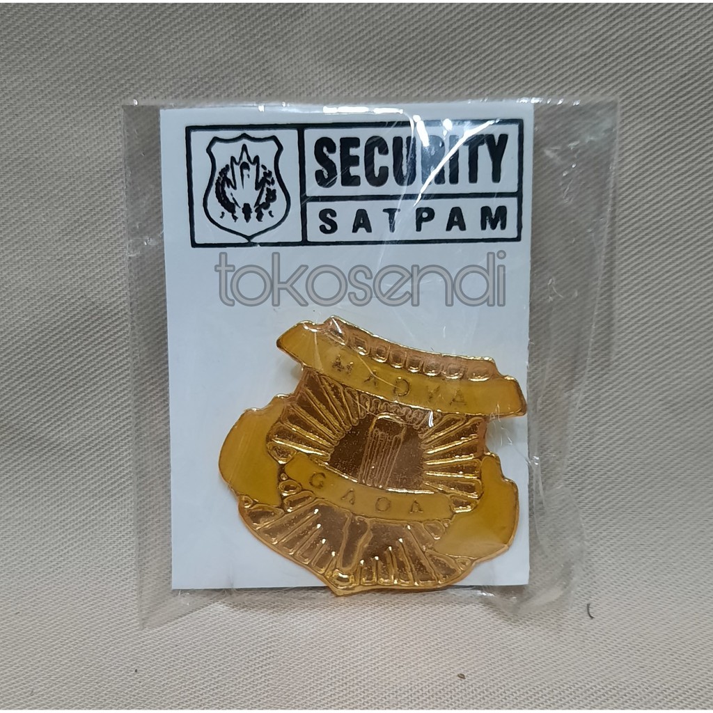 Jual Pin GADA MADYA security | satpam original | Shopee Indonesia