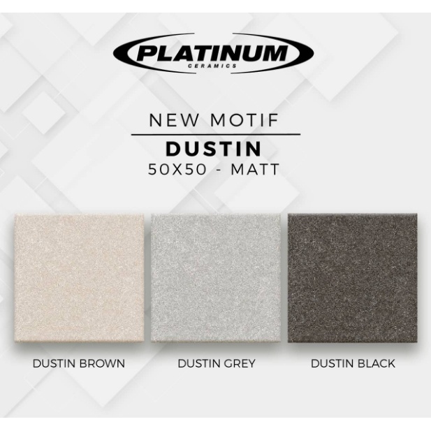 Jual DUSTIN MATT UK.50X50 DINDING LANTAI KERAMIK PLATINUM | Shopee ...