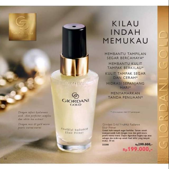 Jual Giordani gold youthful radiance elixir primer Shopee Indonesia