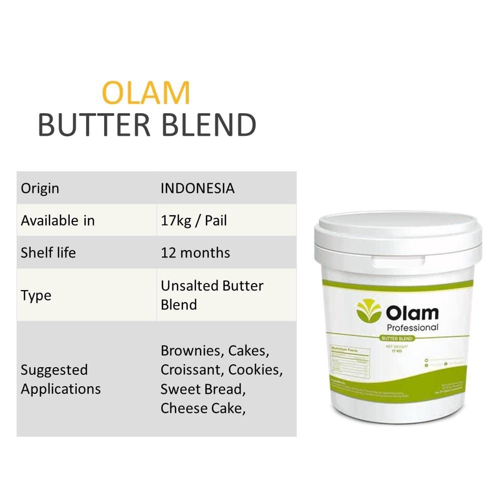 Jual OLAM Butter Blend 17 Kg / 1 PAIL Shopee Indonesia