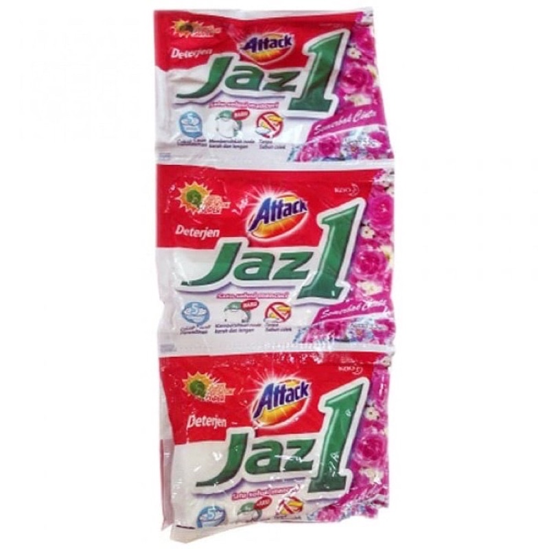 Jual ATTACK JAZZ ONE / DETERJEN JAZ 1 SACHET / JAZ1 50gram RENCENG ...