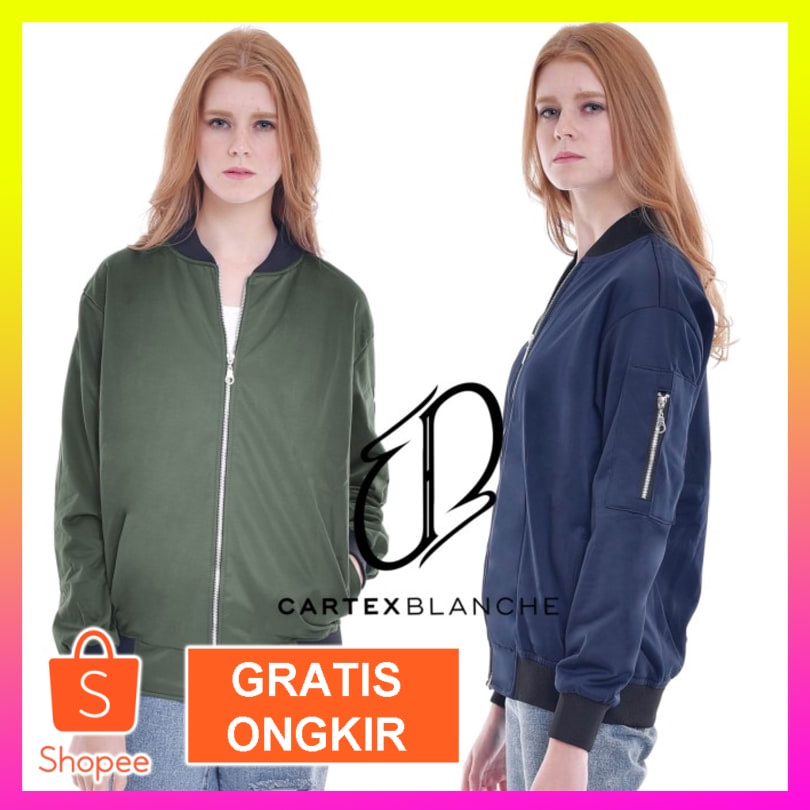 Jual Bomber Jacket Woman | Shopee Indonesia