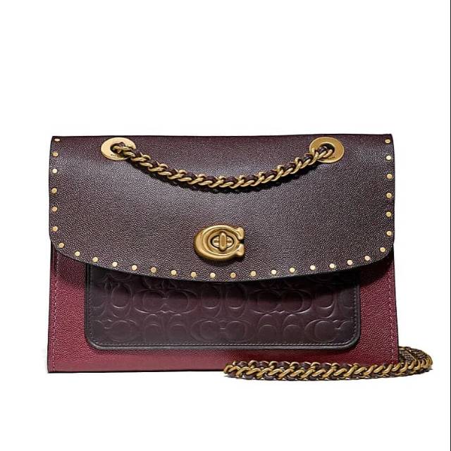 Tas Coach 53344 Parker Oxblood Multi New Original