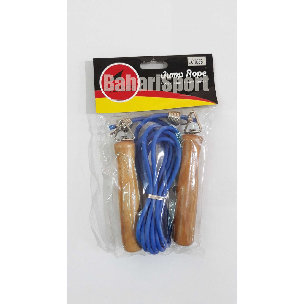 Jual Tali Skipping Jump Rope Lompat Tali LX 1005 B Speeds Kayu Ringan ...