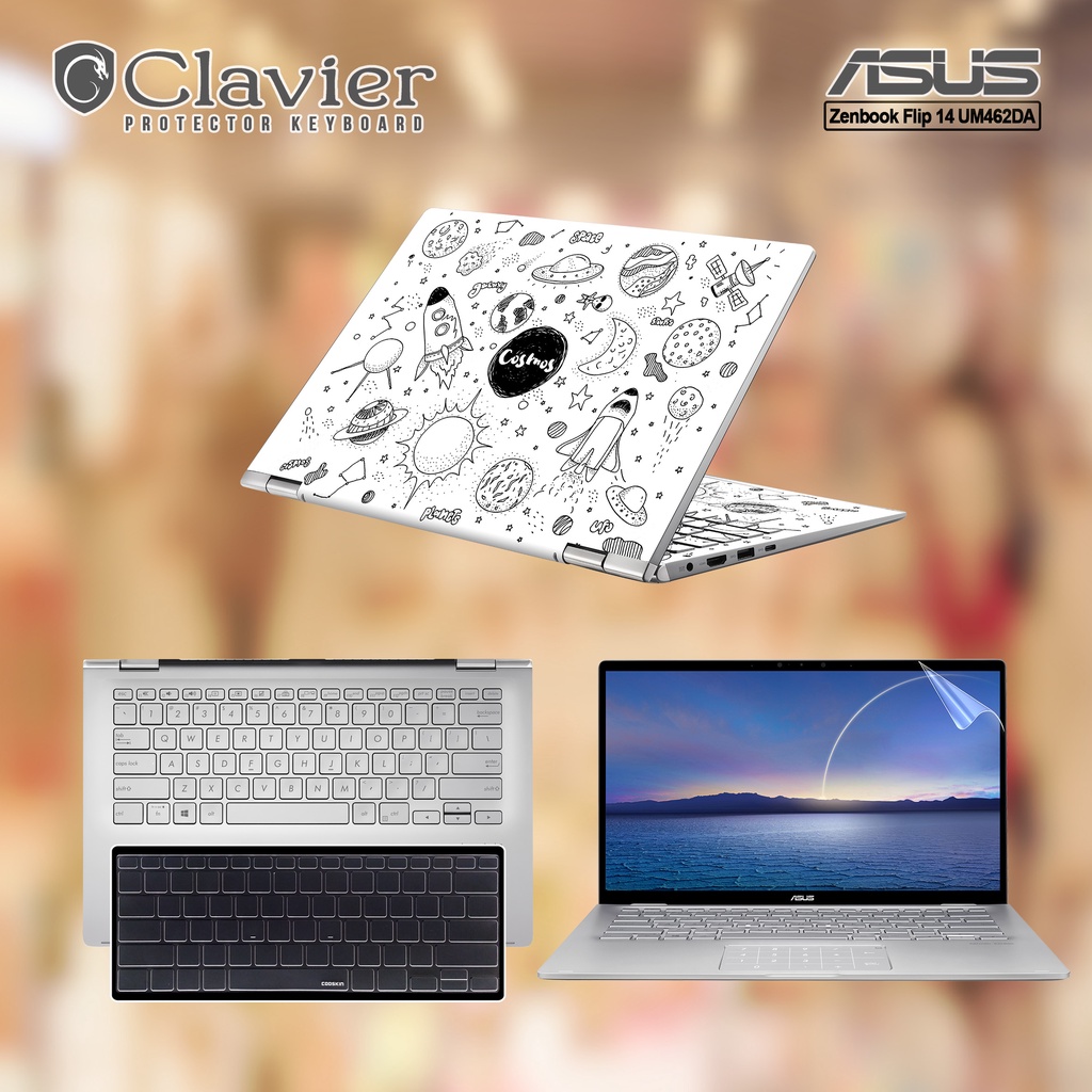 Jual Cover Keyboard Screen Protector Garskin Laptop Anti Gores