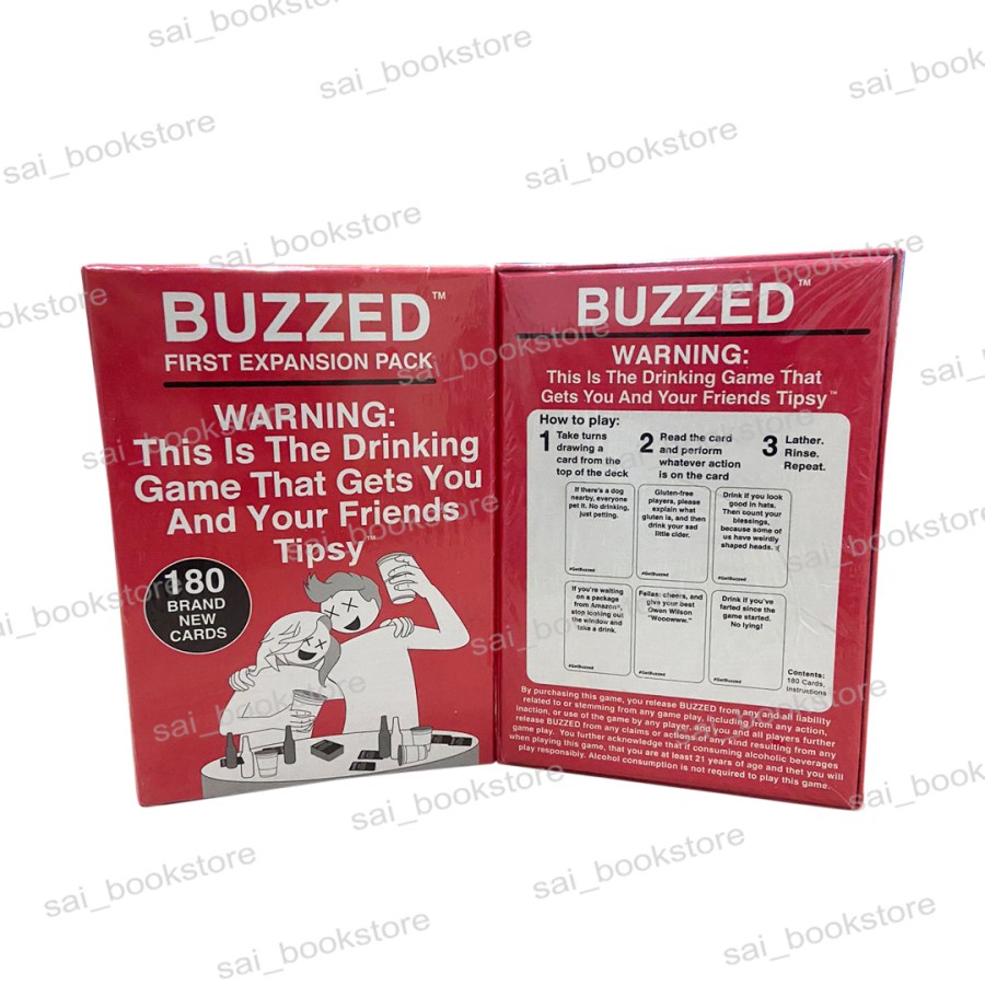 Jual Drinking card game that will make you tipsy (buzzed) Shopee