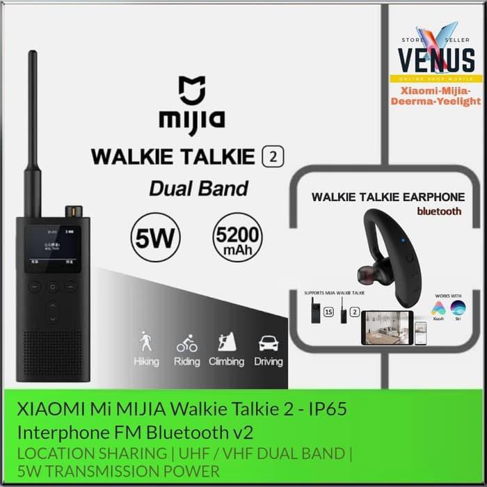 Xiaomi Mijia Walkie Talkie 2 Gen IP65 Waterproof UHF VHF Dual Band