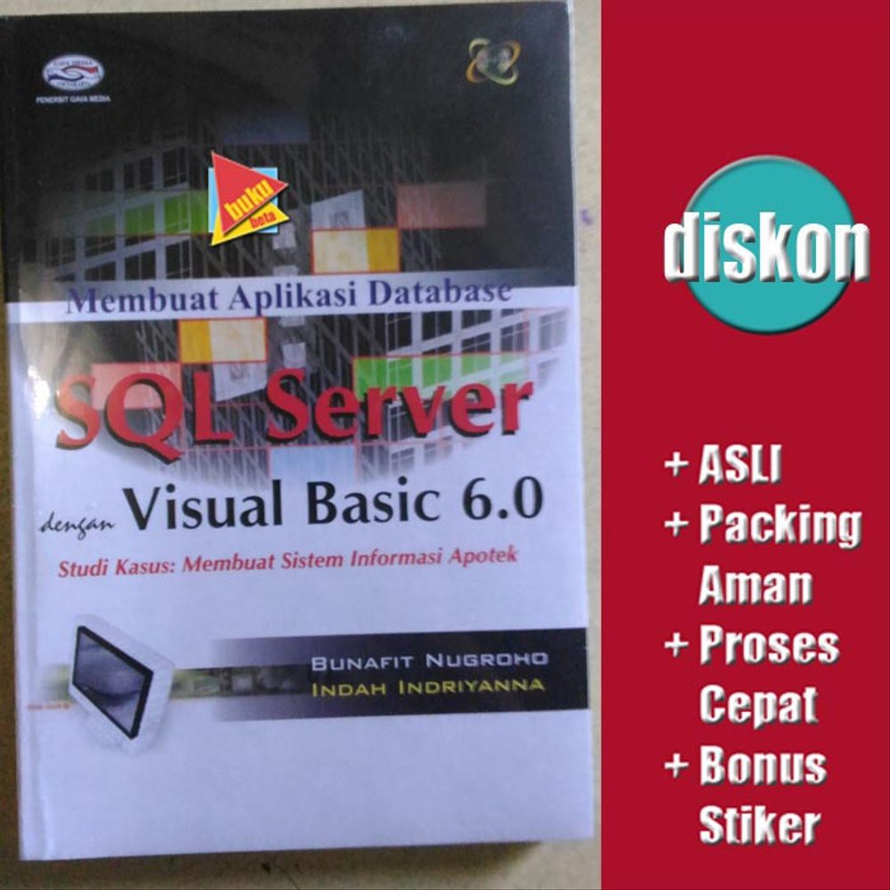 Jual Membuat Aplikasi Database SQL Server dengan Visual Basic 60 ...