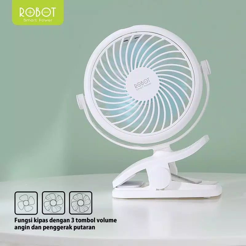 Jual MINIFAN ROBOT RT-BF10 MINI FAN PORTABLE ASLI 100% GARANSI RESMI ...