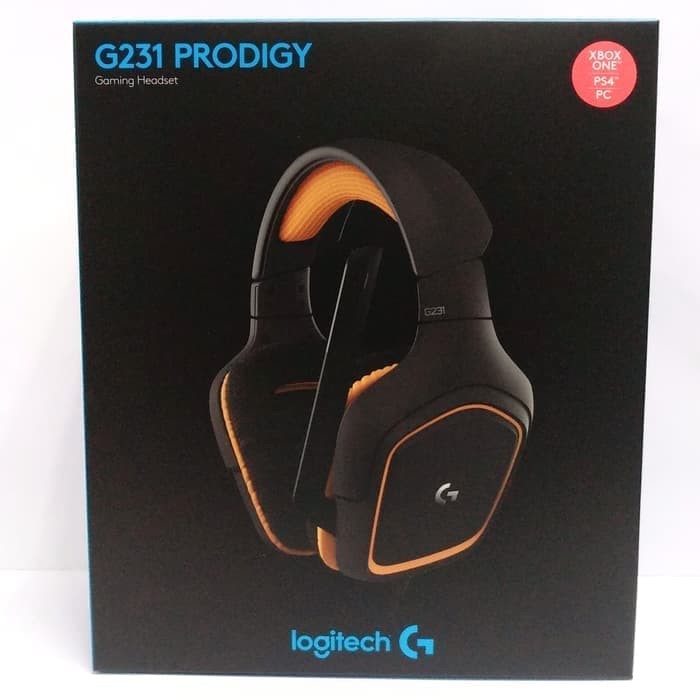 Jual LOGITECH G231 Prodigy Gaming Headset - GARANSI RESMI TUKER BARU ...