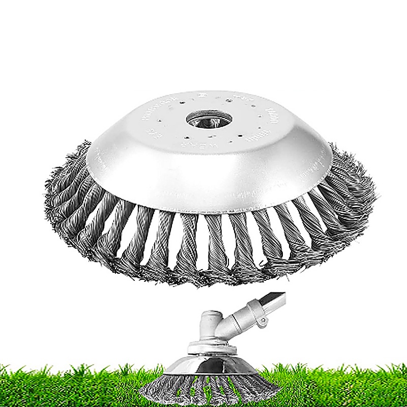 Jual Steel Wire Grass Trimmer Head Brush Cutter for String Trimmers