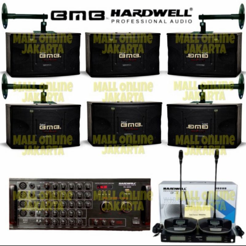 Jual Paket Sound System BMB 10Inch Ruangan Indoor Original Hardwell ...