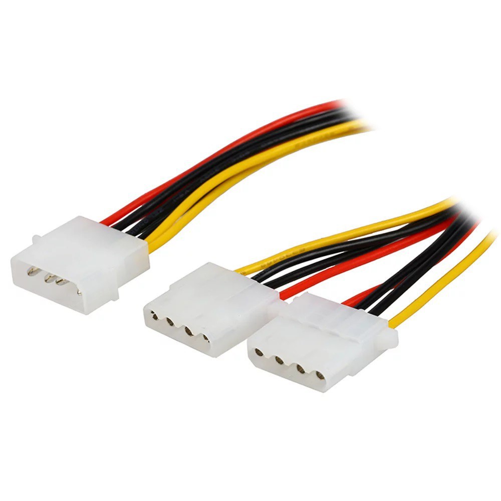 Jual Kabel Molex 4 Pin Male To Dual Molex 4 Pin Female Splitter Molex 4
