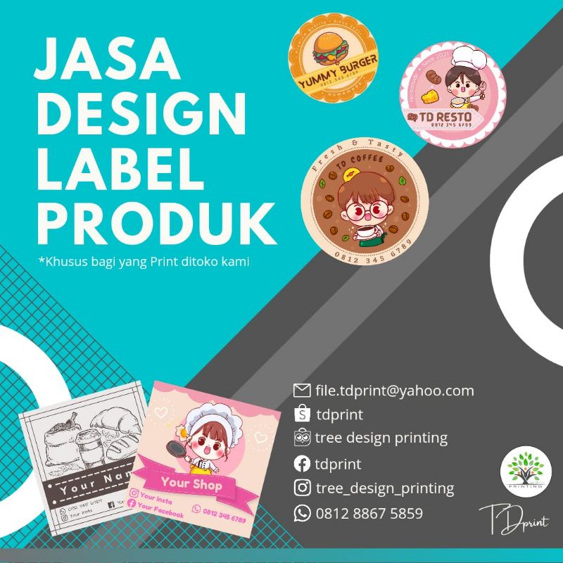 Jual Jasa Design Logo Label Kemasan Produk Label Usaha Logo Usaha