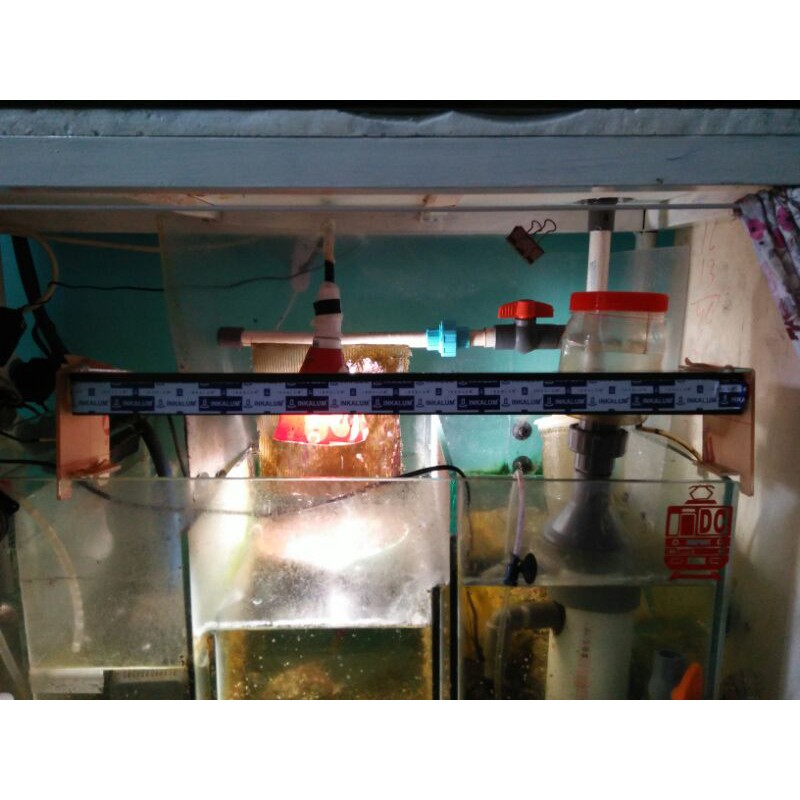 Jual Lamphood dudukan akrilik + Heatsink / HPL / LED / Reef lamp