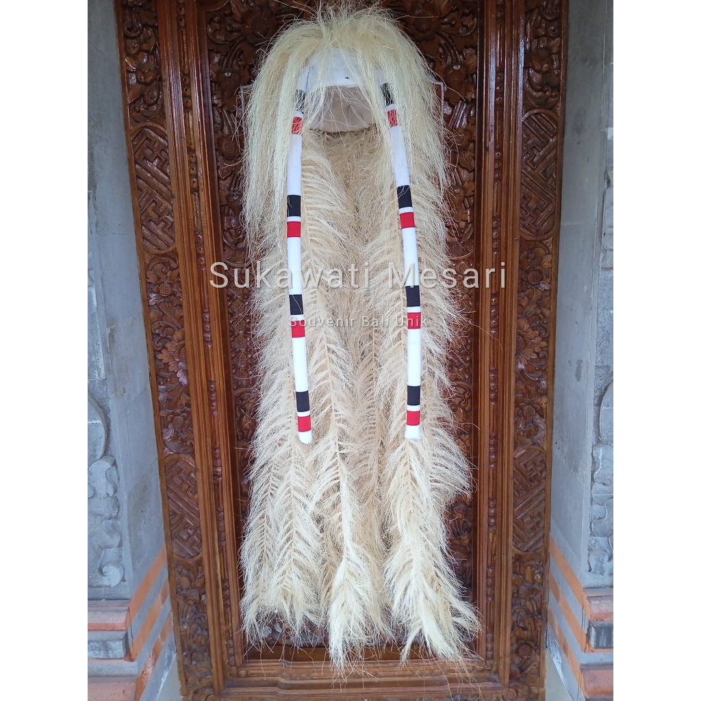Jual Rambut Rangda Bahan Serat Tanaman Lengkap Dengan Keranjang Basang ...