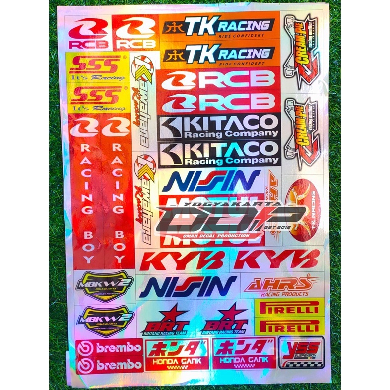 Jual Stiker Murah Sticker Pack Sponsor Racing Brt Rcb Brembo Ktc Sticker Pack Variasi Motor